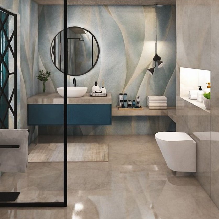 Mid-century bathroom