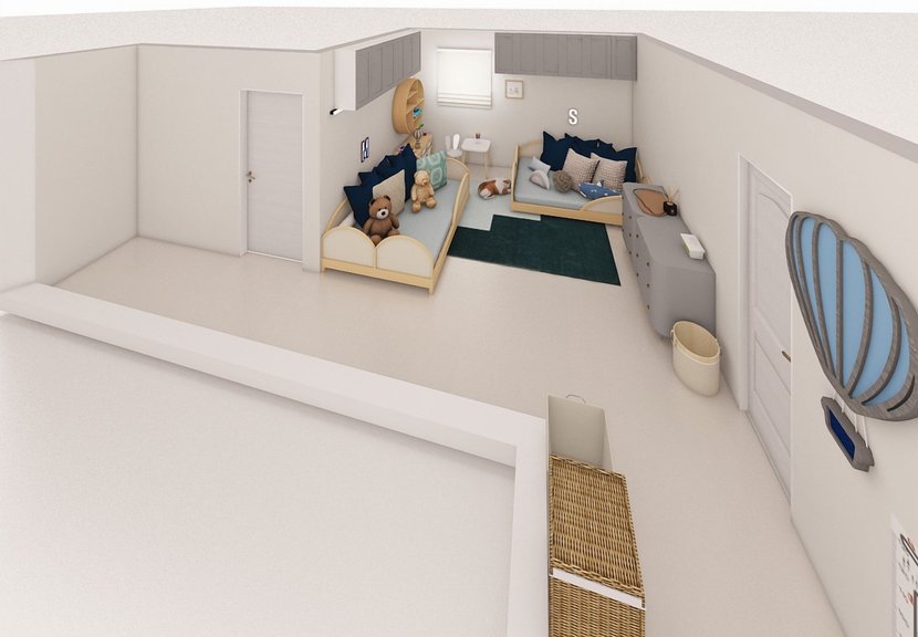 Scandinavian kids room