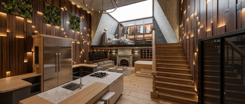Industrial living room