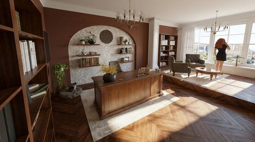 Traditional home office