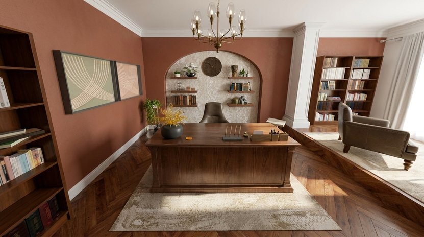Traditional home office