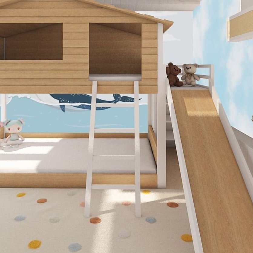 Mid-century kids room