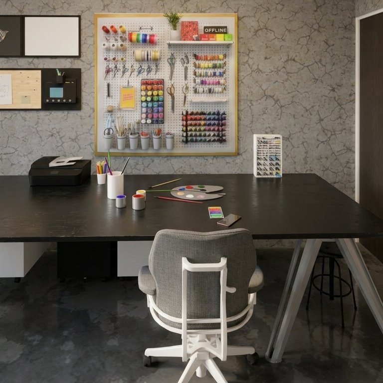 bureau à domicile : style Contemporain