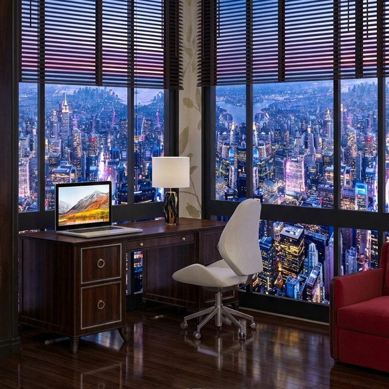 bureau à domicile : style Contemporain