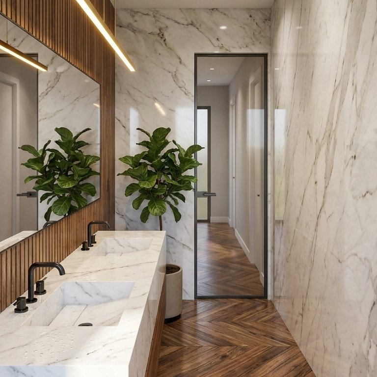 Scandinavian bathroom
