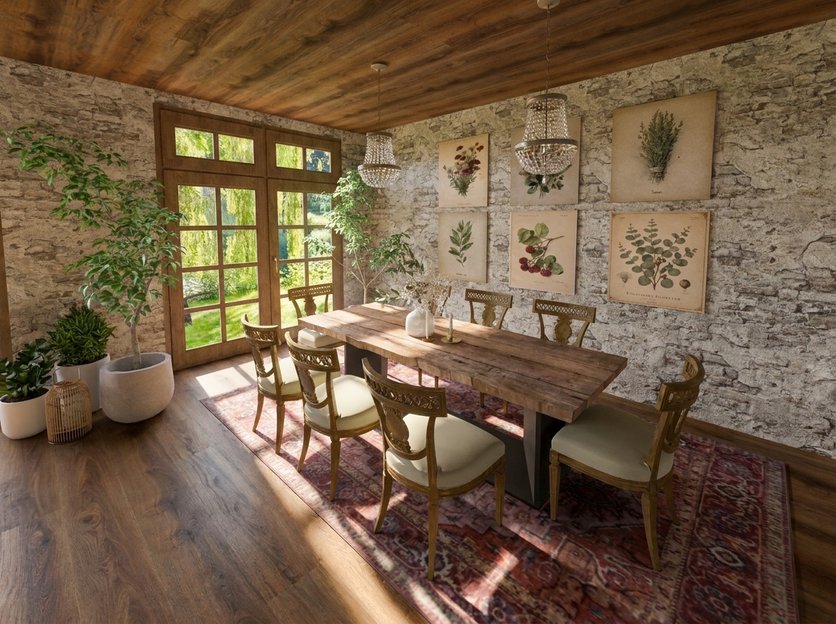 Boho dining room