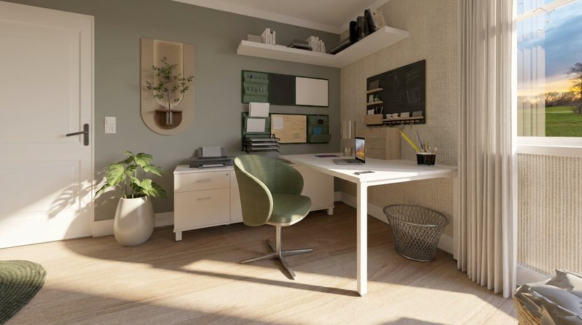 Scandinavian home office
