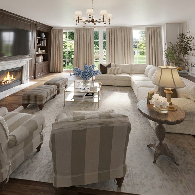 Traditional living room
