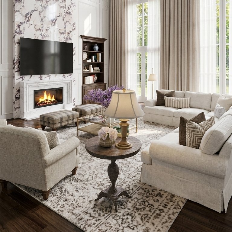 Traditional living room