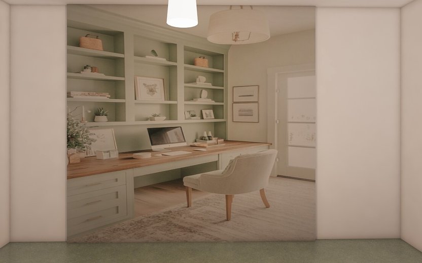 Scandinavian home office