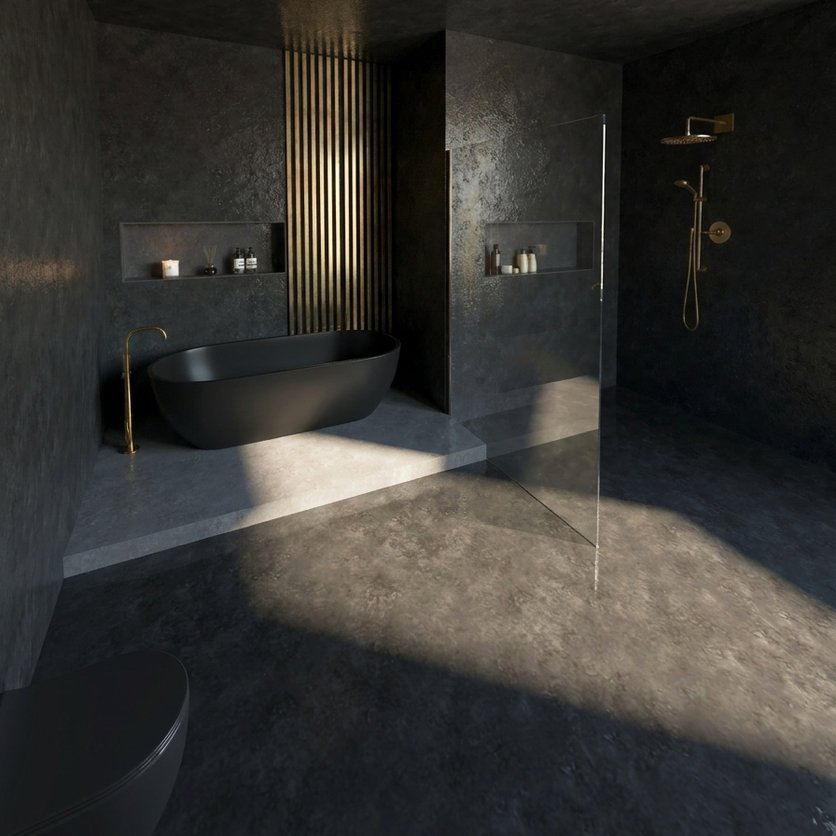 Mid-century bathroom