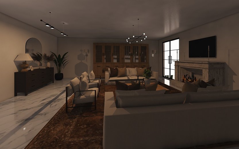 Traditional living room