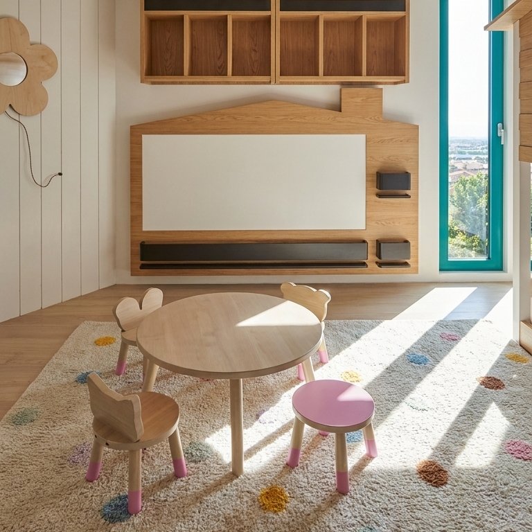 Mid-century kids room