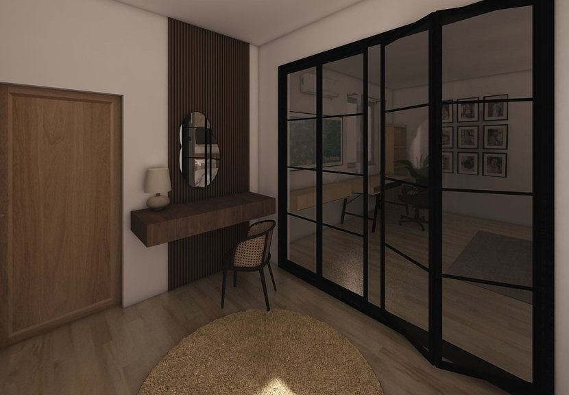 bureau à domicile : style Contemporain