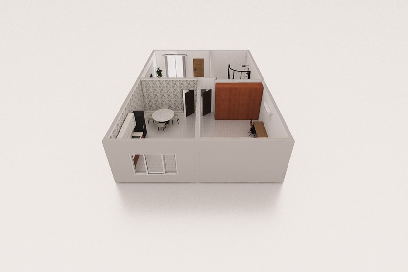 Mid-century home office