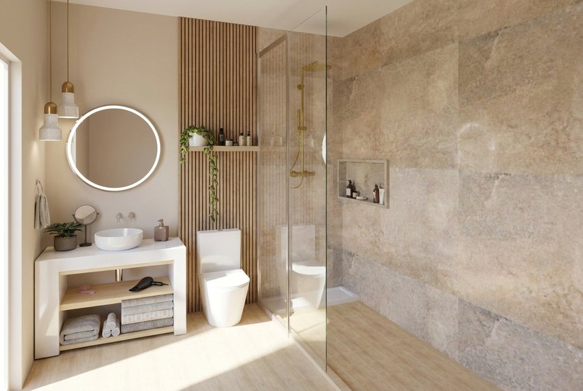 Mid-century bathroom