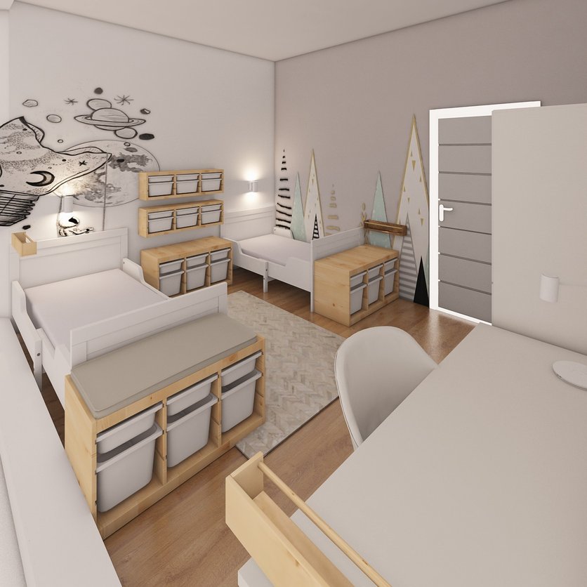 Scandinavian bedroom