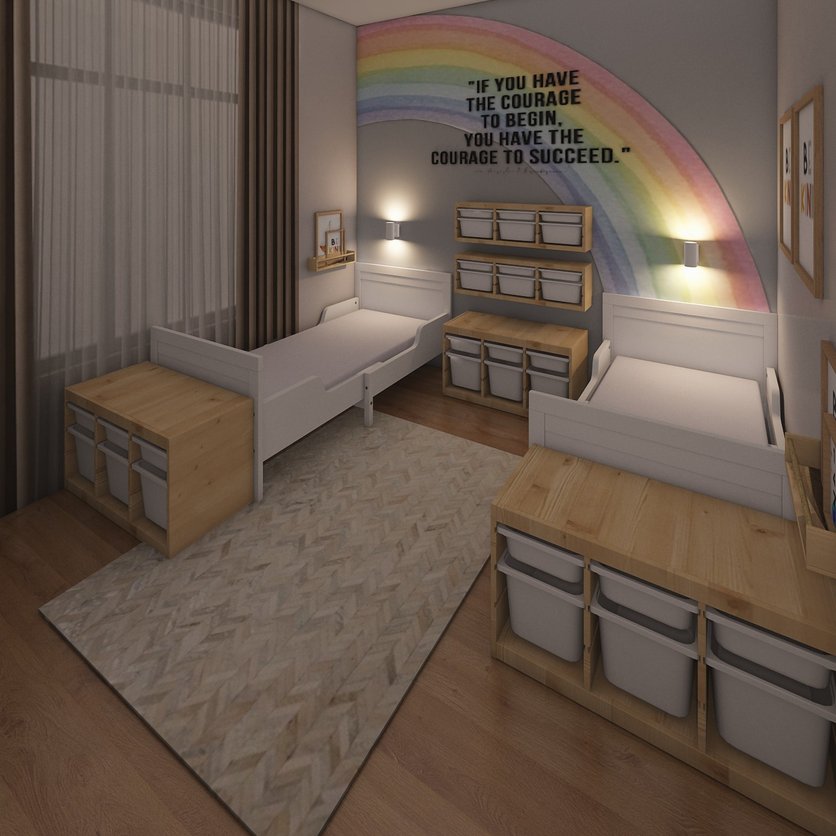 Scandinavian kids room