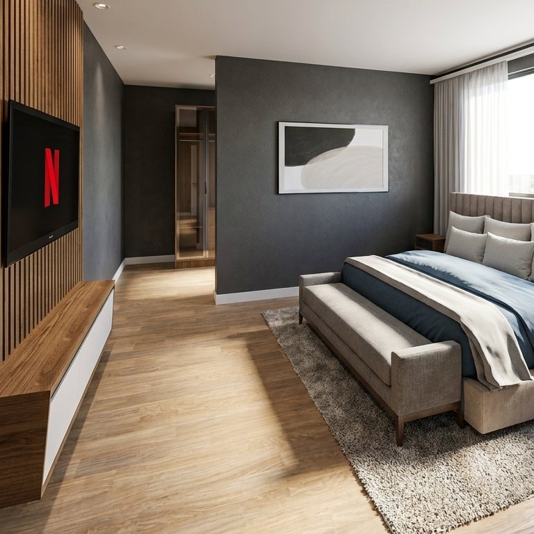 Mid-century bedroom
