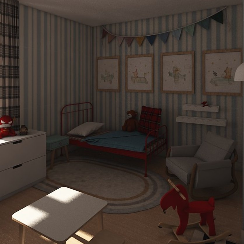 Scandinavian kids room