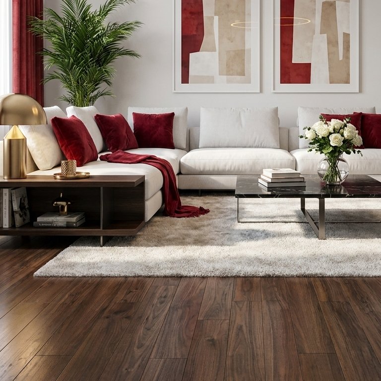 sala de estar em estilo Contemporâneo