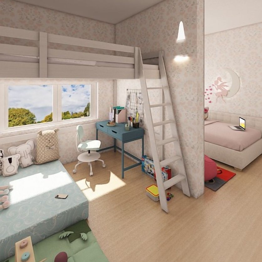 Scandinavian kids room