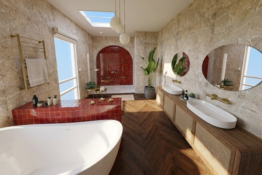 Mediterranean bathroom