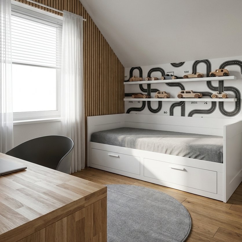 Scandinavian kids room