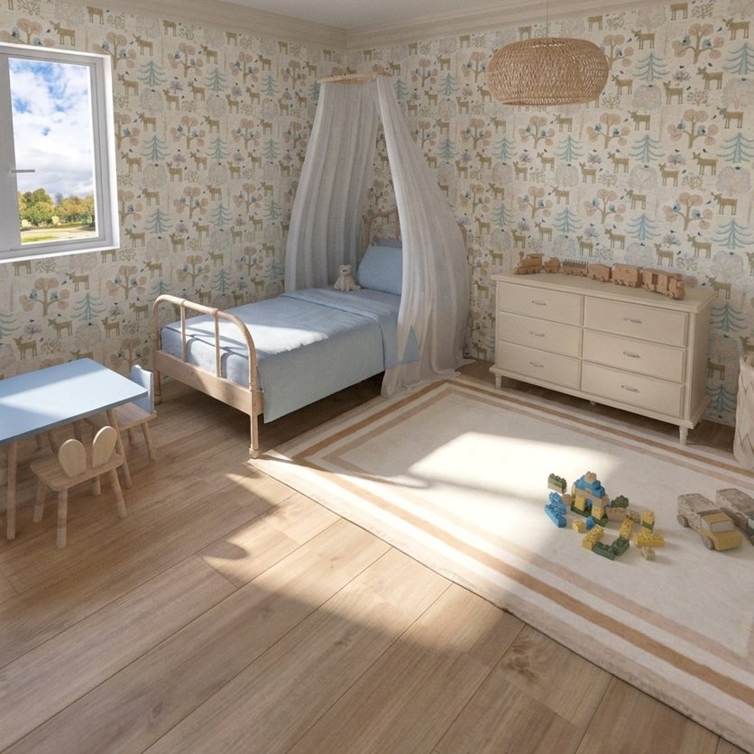 Scandinavian kids room