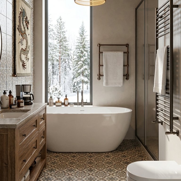 Scandinavian bathroom