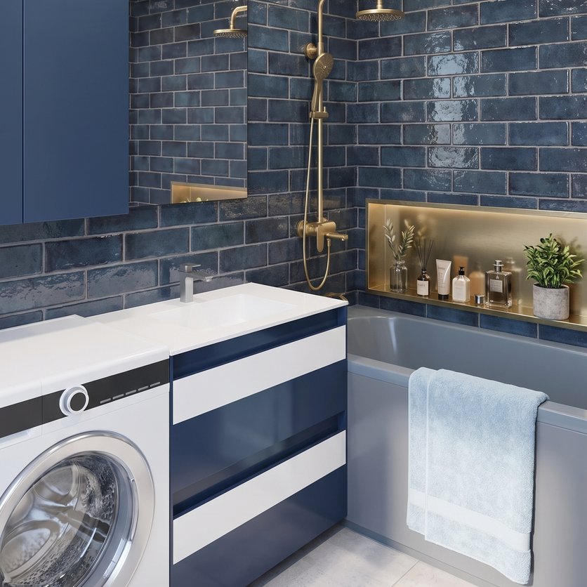Mid-century bathroom