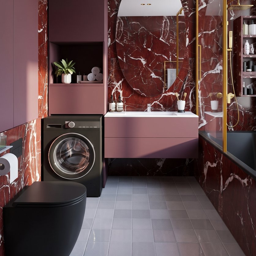 Mid-century bathroom