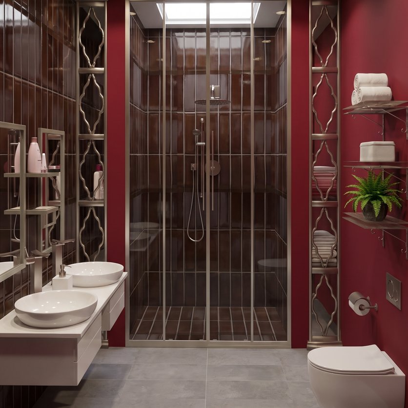 Mid-century bathroom