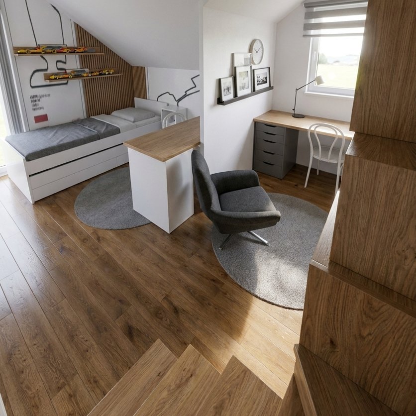Scandinavian kids room