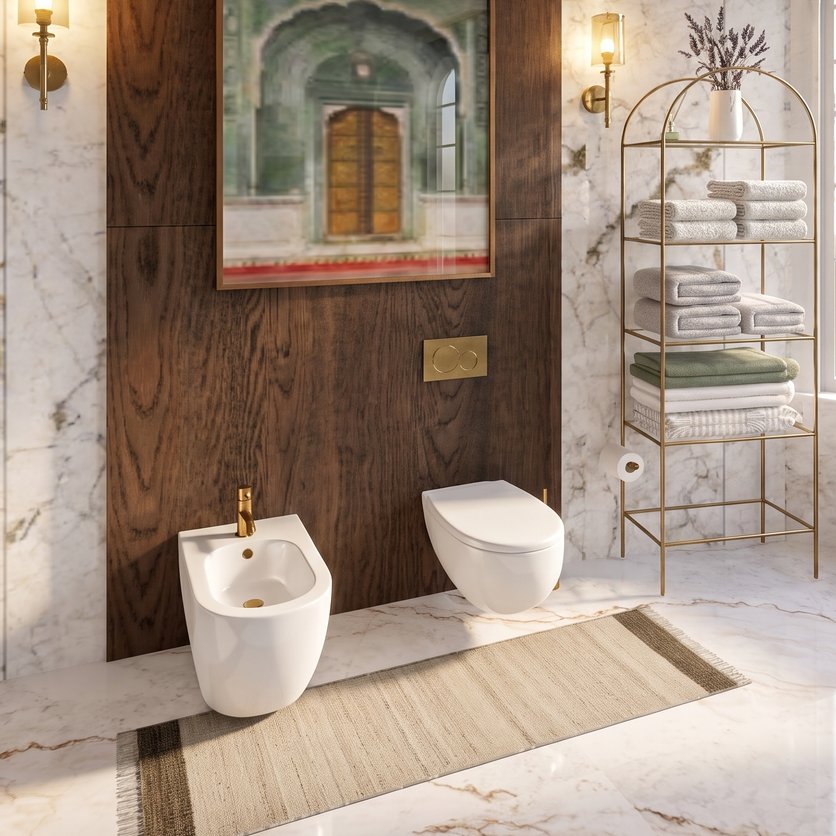 Mid-century bathroom