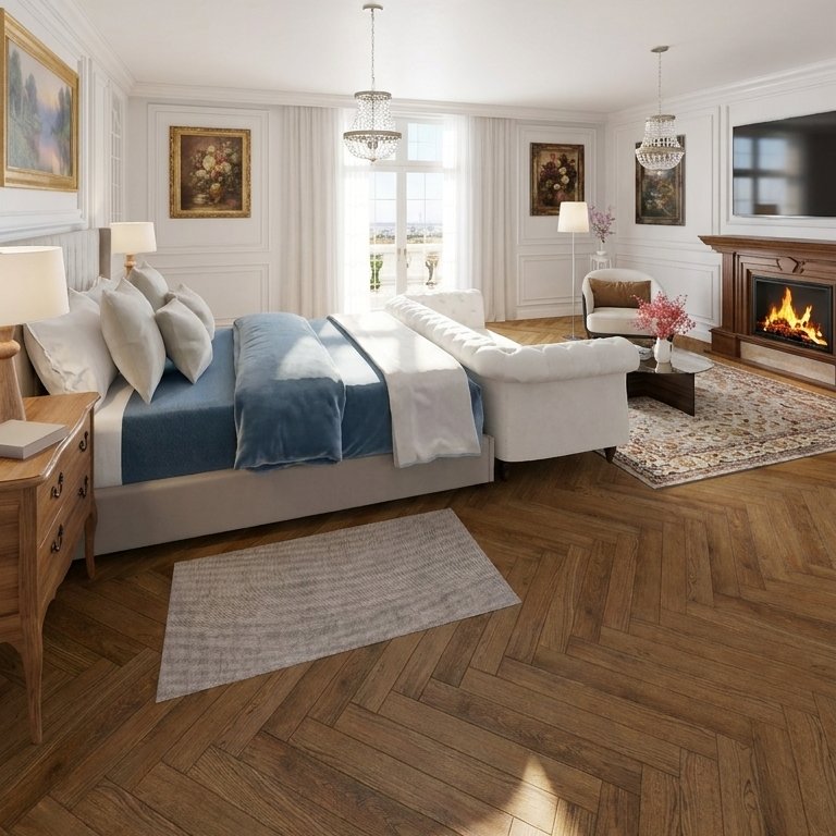 Traditional bedroom