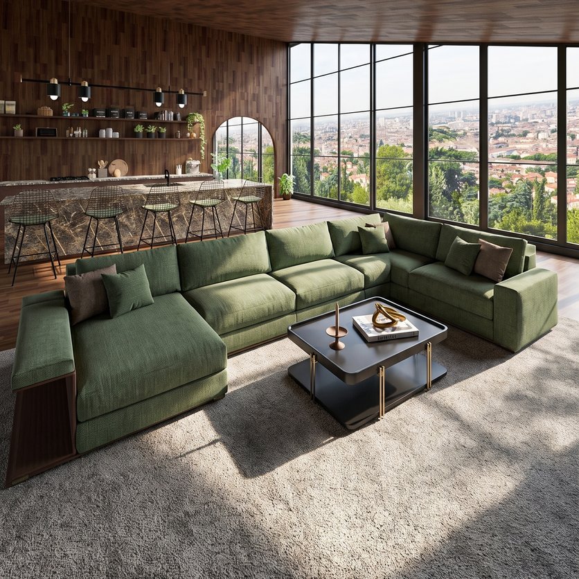 Industrial living room
