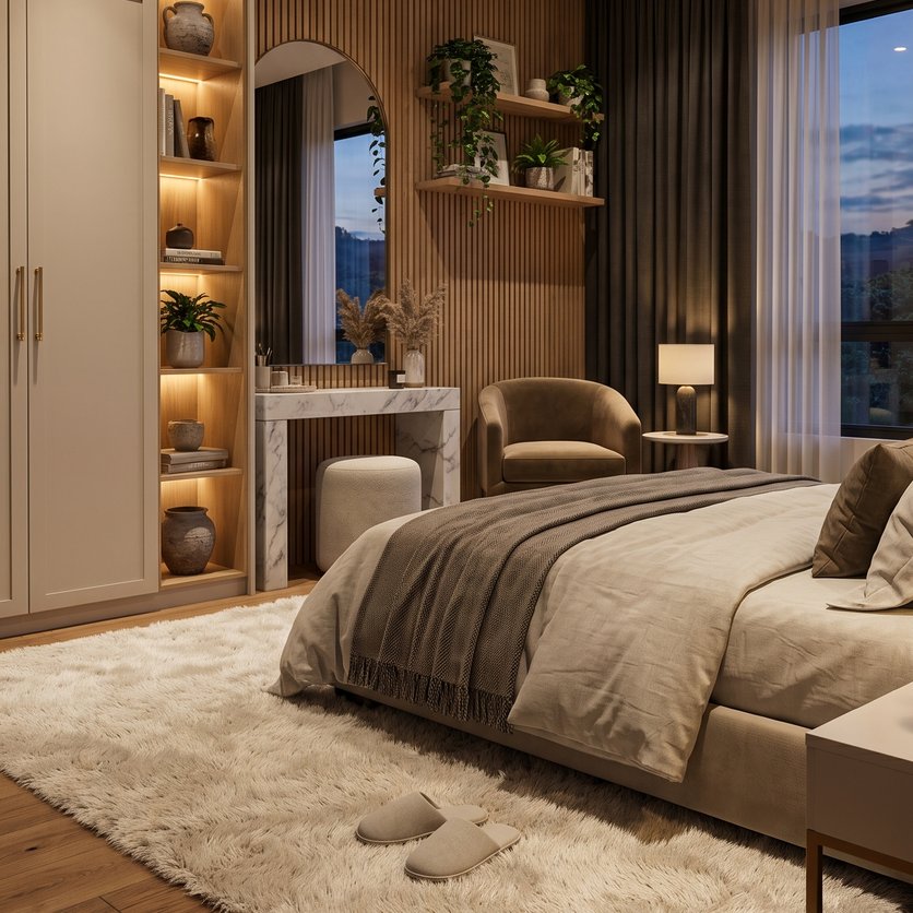 Contemporary bedroom