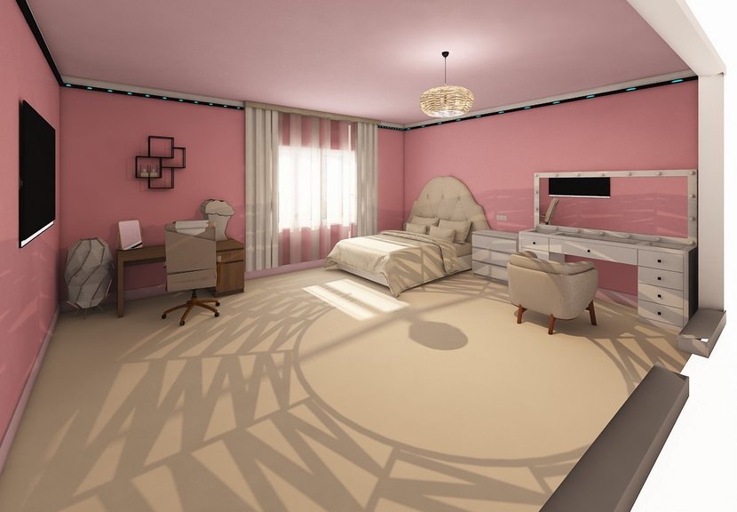 Traditional bedroom