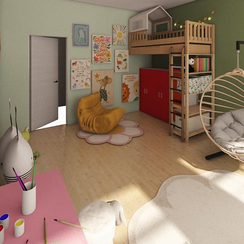 Scandinavian kids room