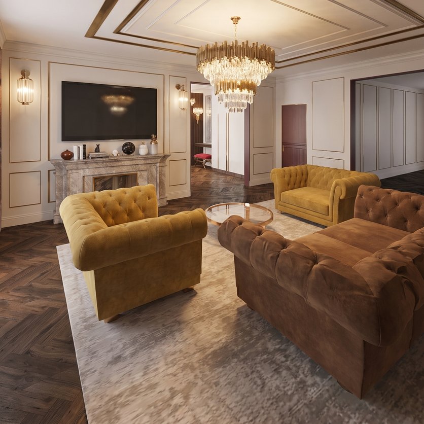 Traditional living room