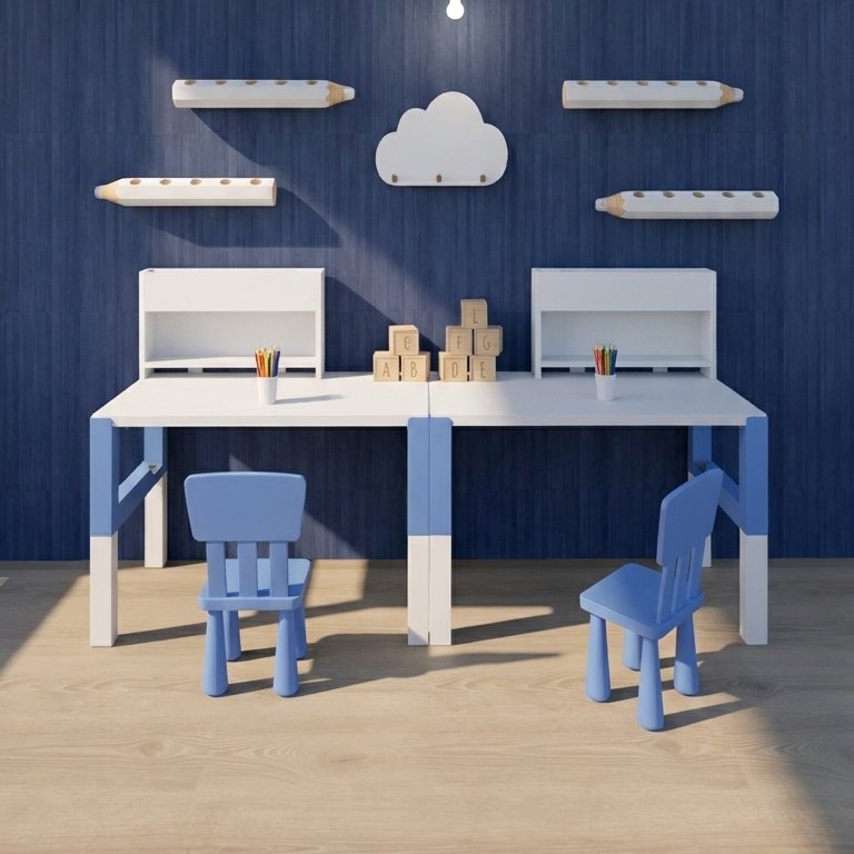 Mid-century kids room