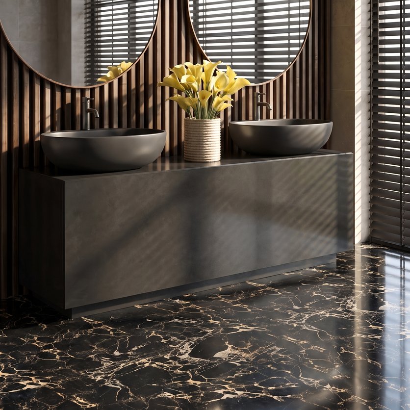 Mid-century bathroom