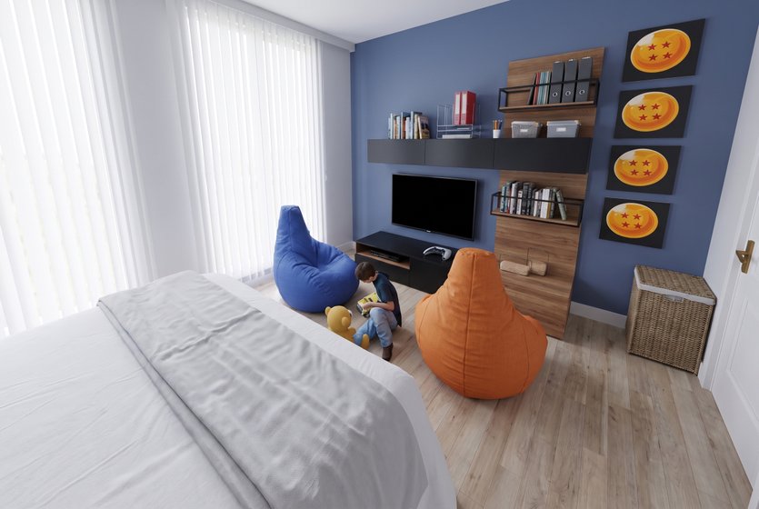 Mid-century bedroom