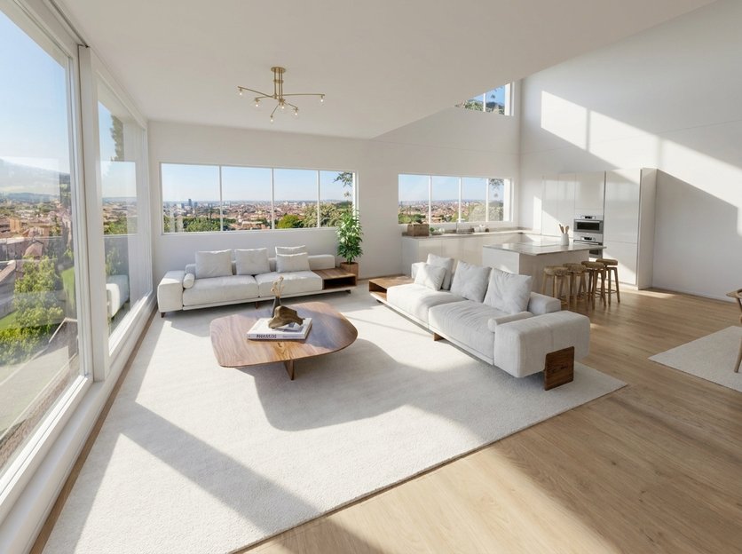 sala de estar estilo Contemporáneo