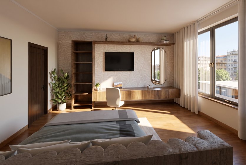Contemporary bedroom