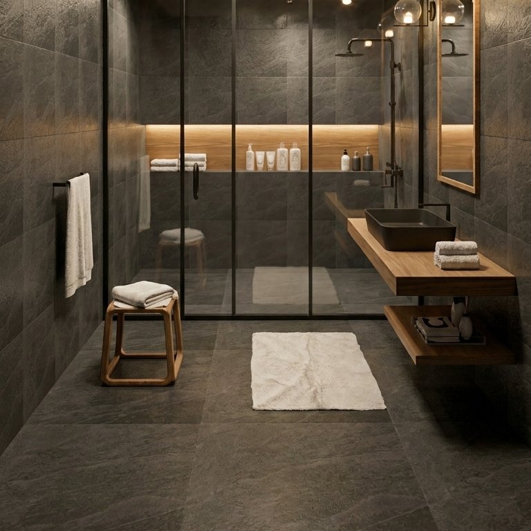 Mid-century bathroom