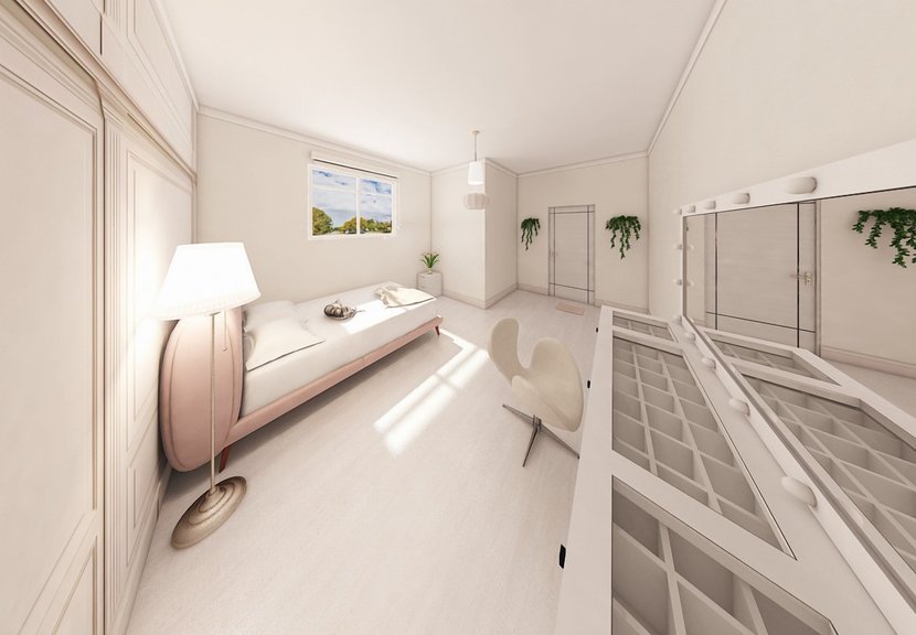 Minimalist bedroom