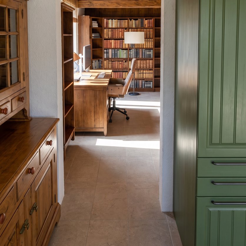 Victorian home office