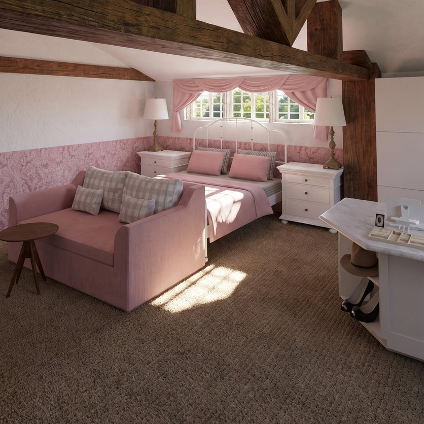Traditional bedroom